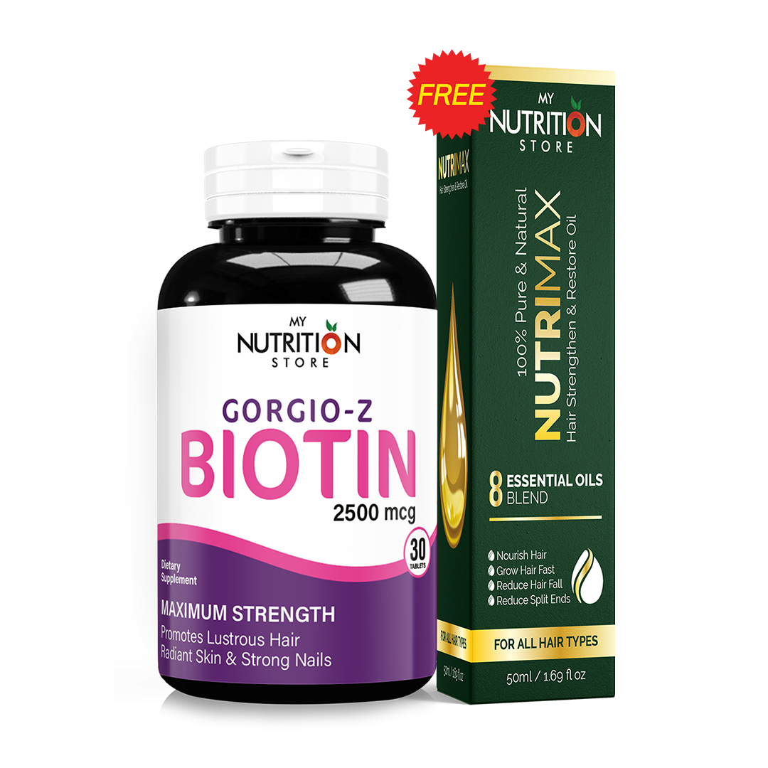 Buy GORGIO -Z  Biotin & Get Free NutriMax Oil 1