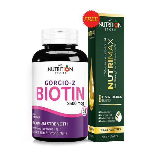 Buy GORGIO -Z  Biotin & Get Free NutriMax Oil 1